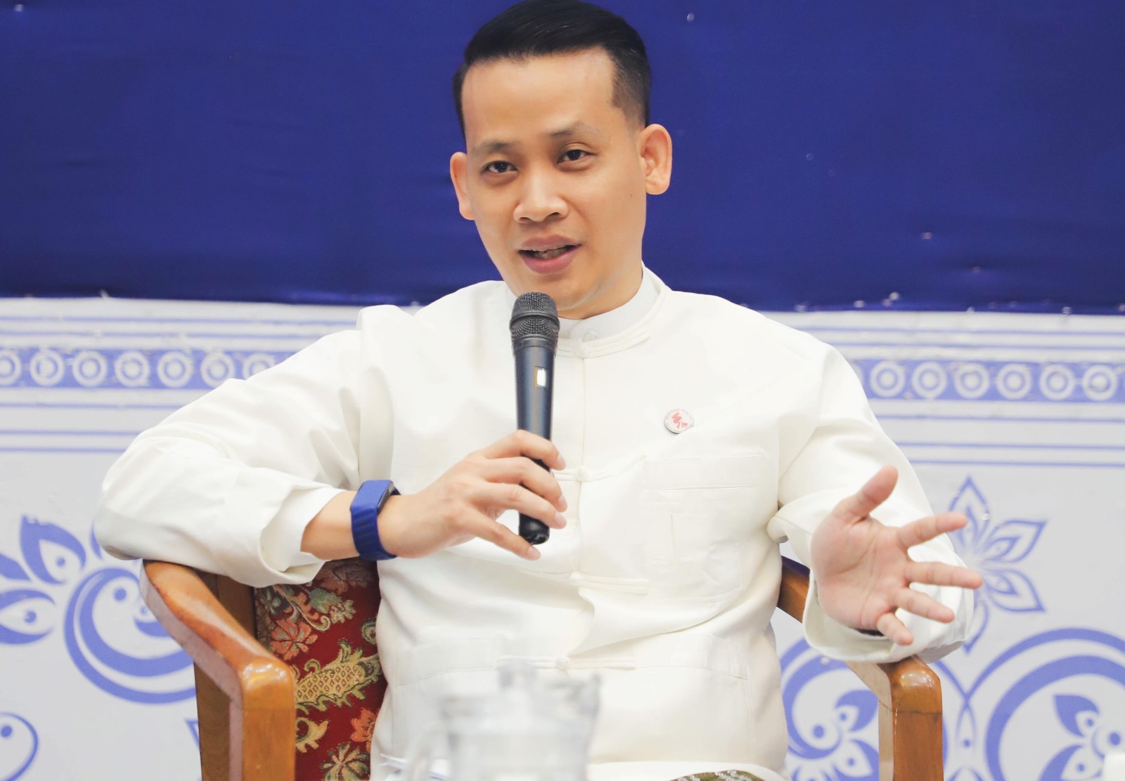Nay Lin Phyo speaking